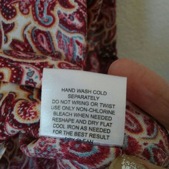 🔥3/30 HIPPIE ROSE Boho Paisley Crochet Bell Sleeve Top - Picture 7 of 8